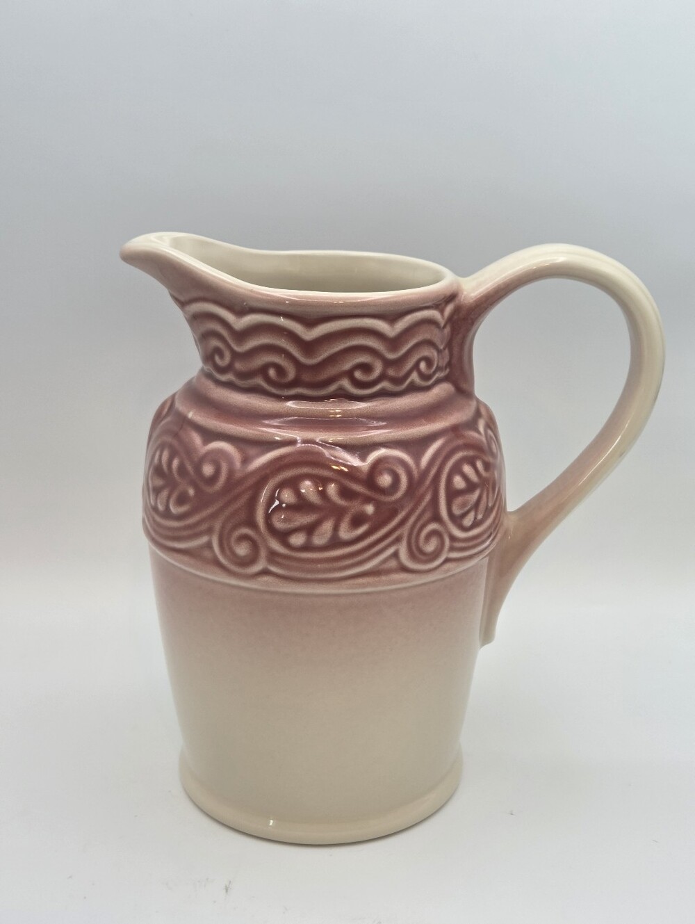 Longaberger Pottery American Craft Paprika Pitcher
